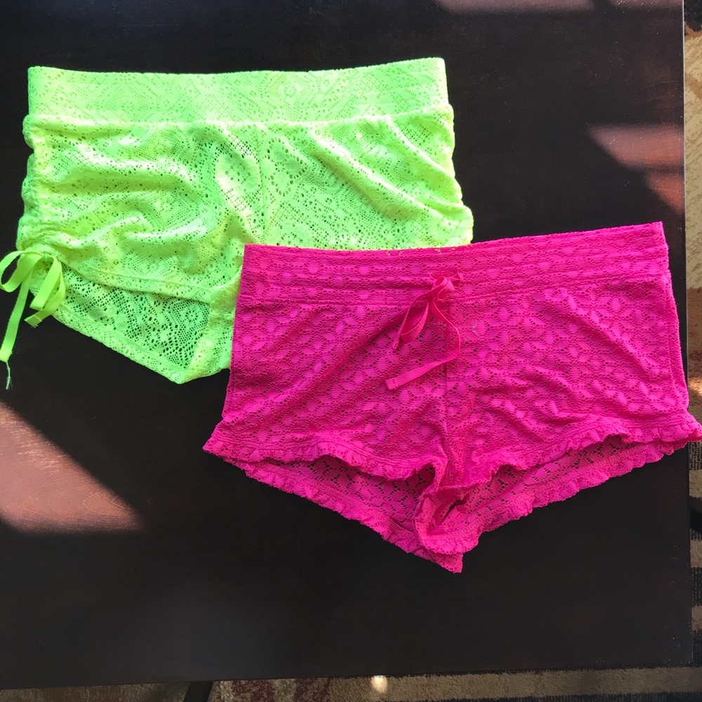 Neon Lace Shorts Bundle